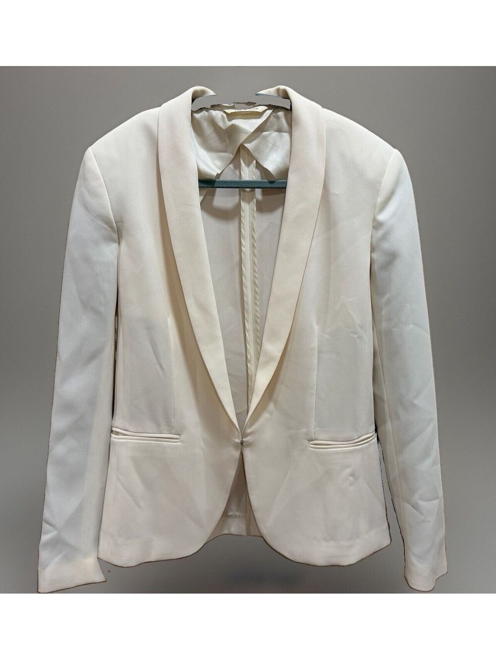 Rag & Bone Women’s Ivory White Tailored Blazer Size 4 Single Button Jacket